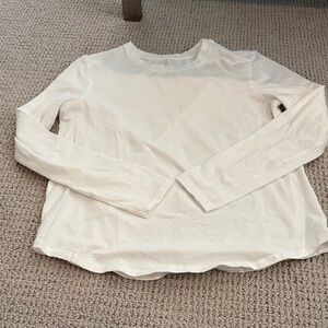 lululemon athletica Cream Long Sleeve Top